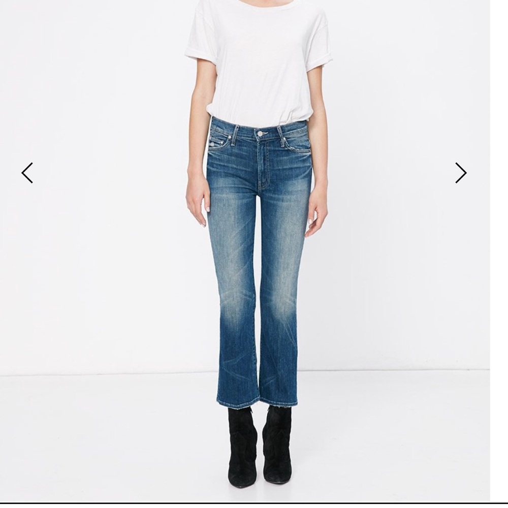 MOTHER crop jeans